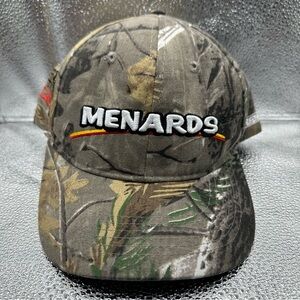 Menards Camouflage Hunting Adjustable Cap Hat‎ Master force Atlas Embroidered